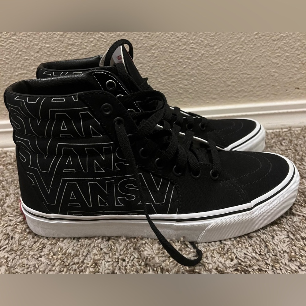 Vans custom Sk8-hi shoes size 9 women’s, 7.5 men’s